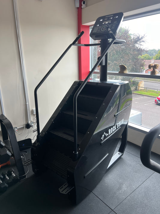 Stair master, step machine, cardio, rock solid, fitness equipment