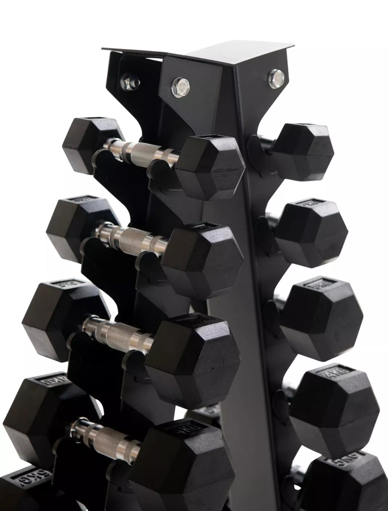HEX DUMBBELL SET 1KG - 10KG + STORAGE RACK