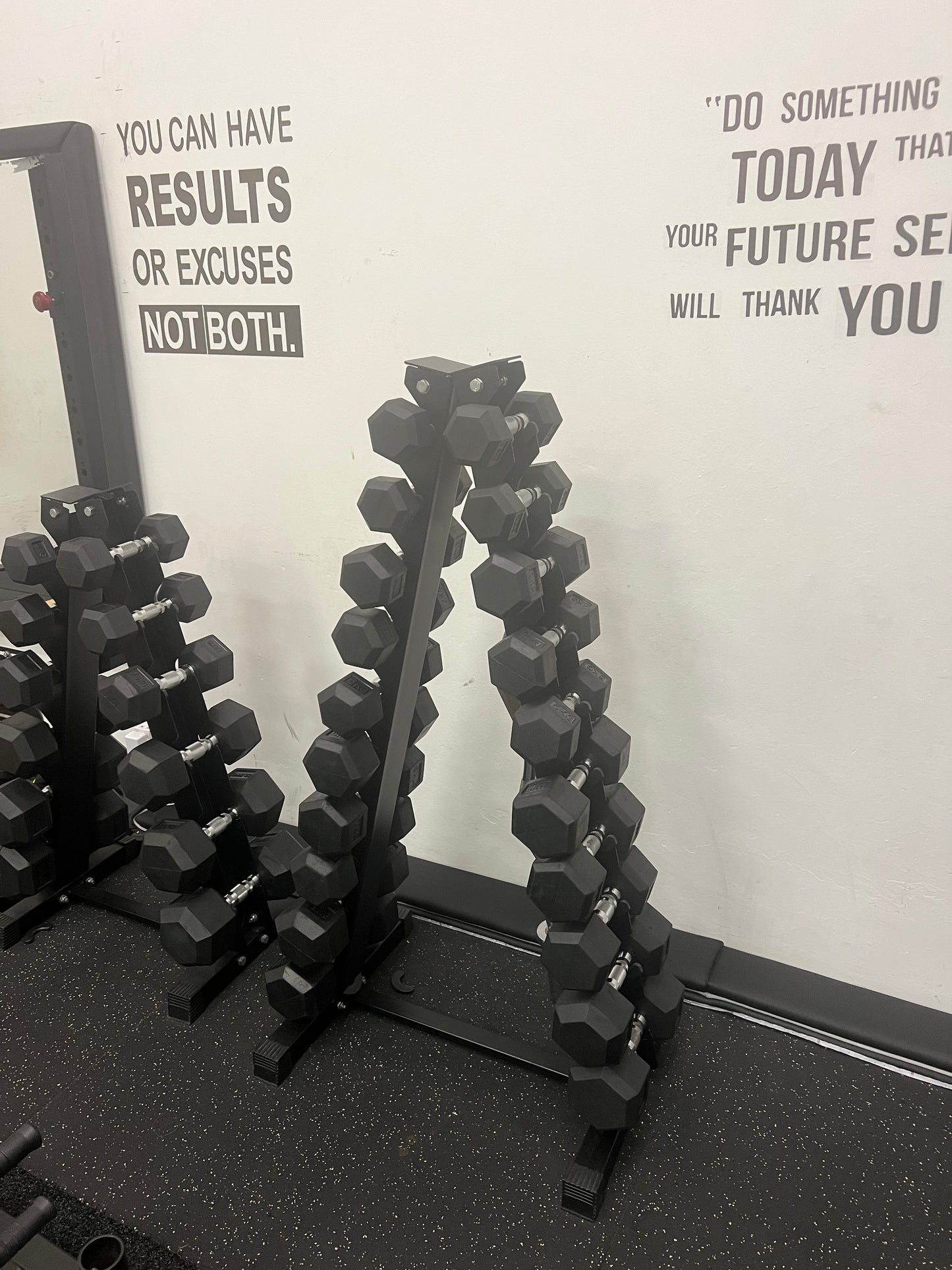 HEX DUMBBELL SET 1KG - 10KG + STORAGE RACK