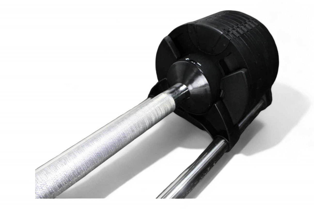 Rock Solid Fitness Equipment Weight Bars ADJUSTABLE BARBELL 38KG