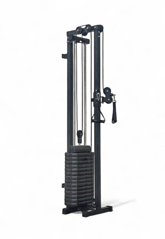 WALL MOUNTED CABLE PULLEY MACHINE WITH 74KG STACK