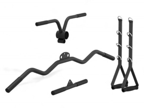 Rock Solid Fitness Equipment Weight Lifting Machines & Racks 6 IN 1 POWER RACK WITH SMITH AND CABLE MACHINE