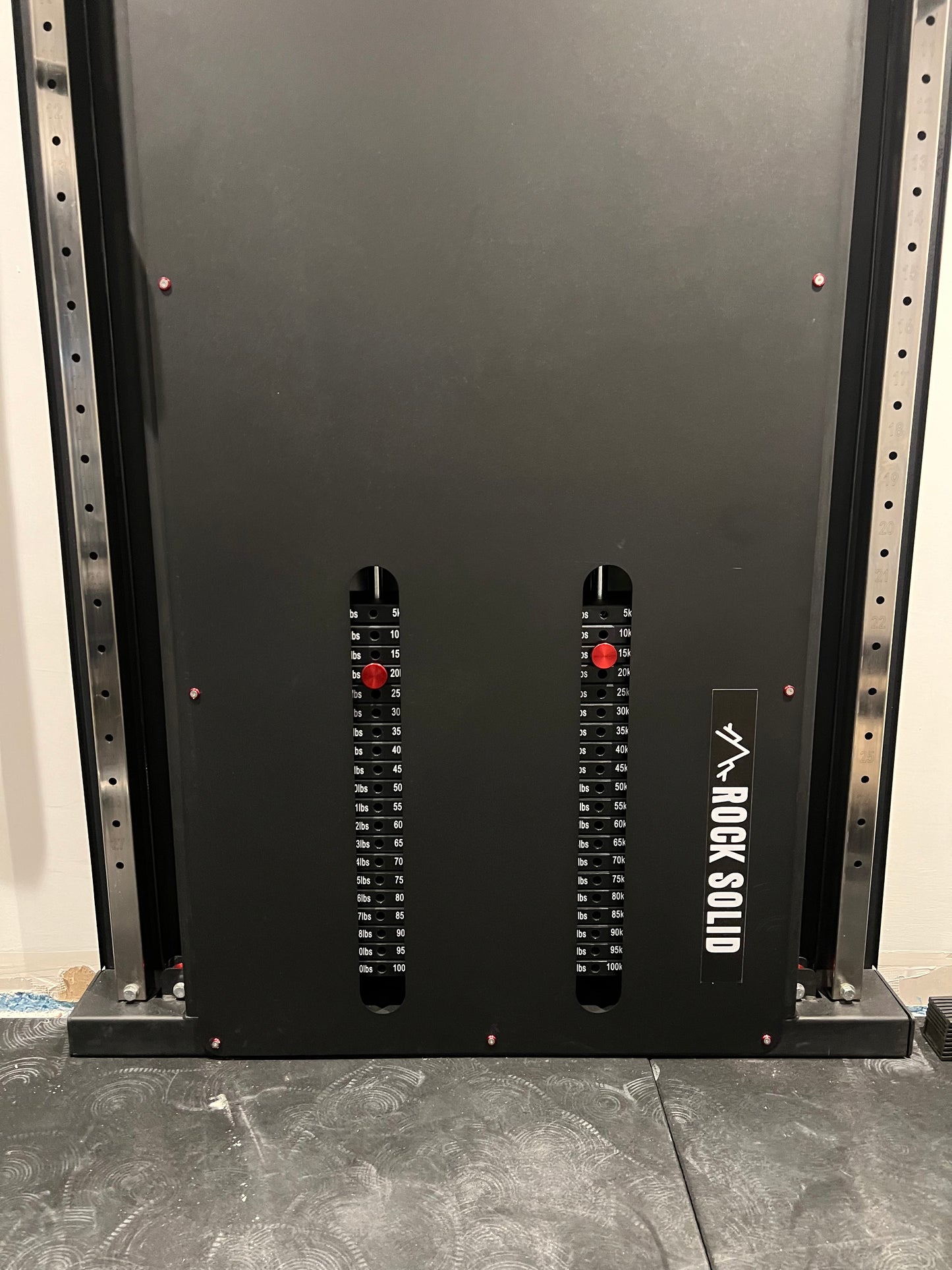 SLIMLINE DUAL CABLE PULLEY MACHINE 2 x 100KG STACKS