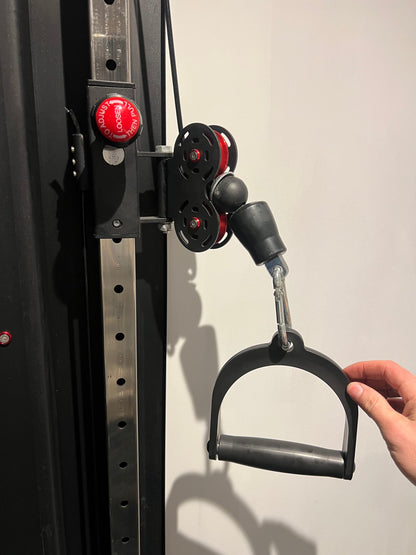 SLIMLINE DUAL CABLE PULLEY MACHINE 2 x 100KG STACKS