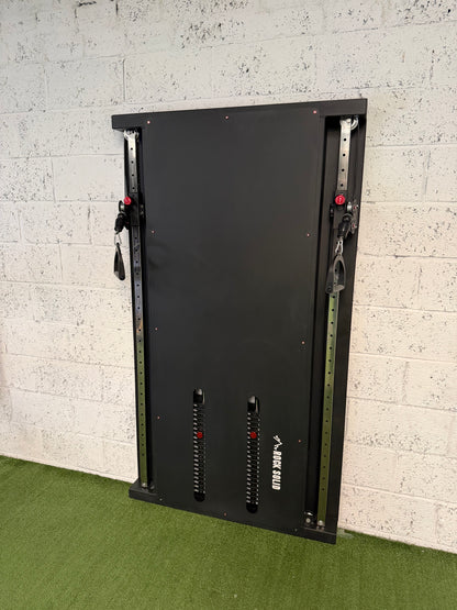 SLIMLINE DUAL CABLE PULLEY MACHINE 2 x 100KG STACKS