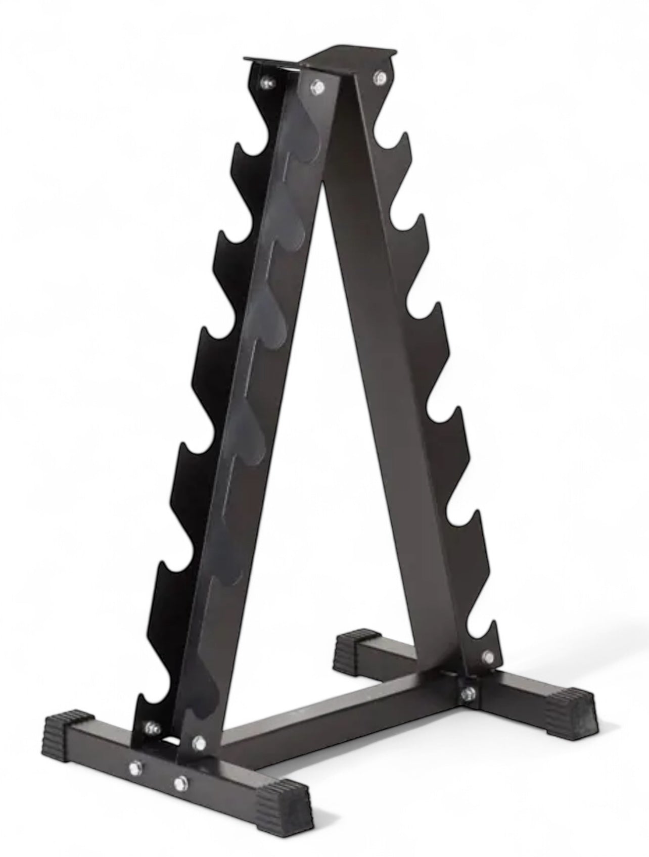 Hex Dumbbells 2.5kg-15kg Set & 6-Tier Rack