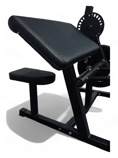 Rock Solid Fitness Equipment Weight Lifting Machines & Racks BICEP CURL AND TRICEP EXTENSION MACHINE