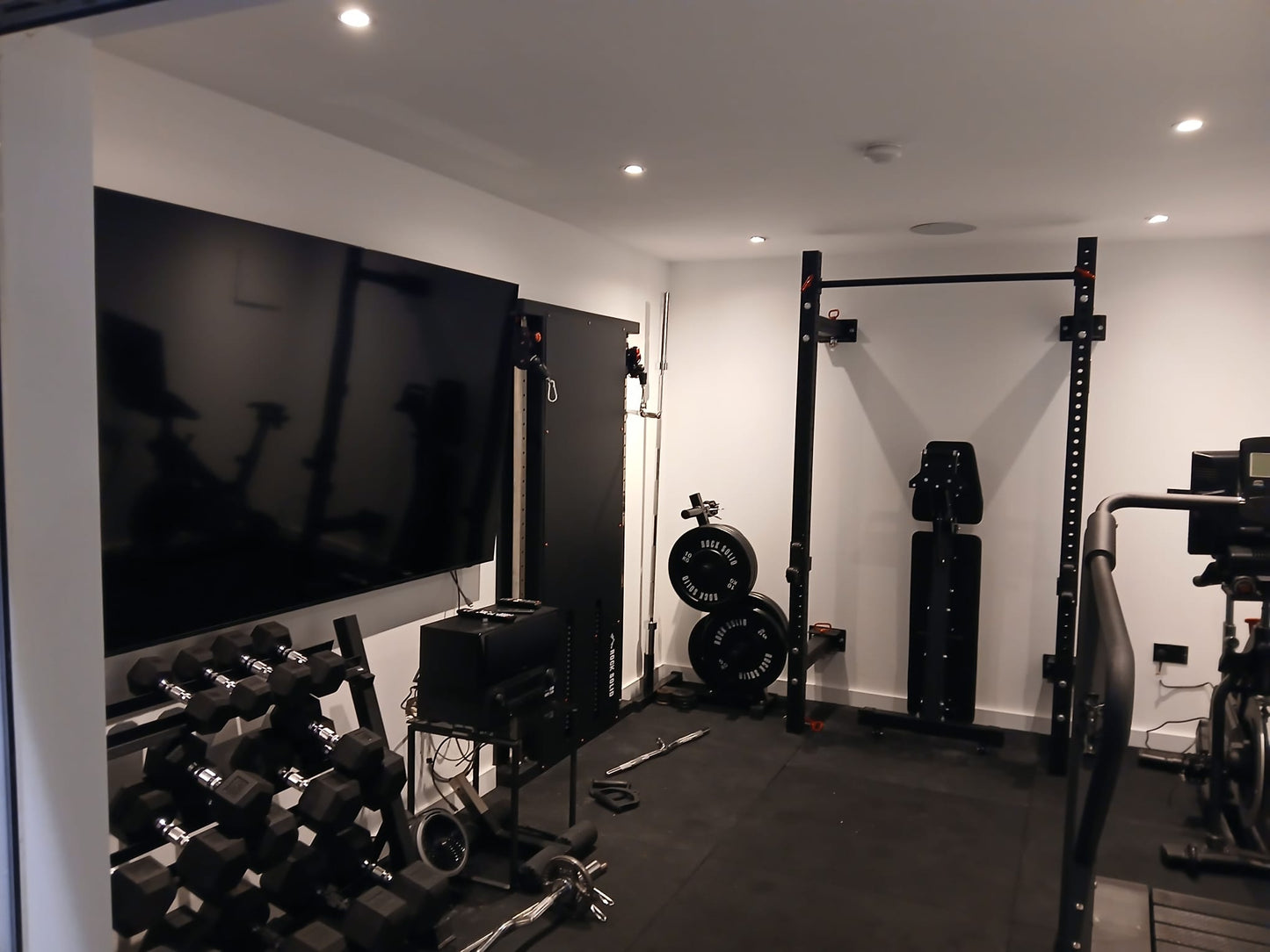 WALL MOUNTED FOLDABLE HALF RACK 75MM X 75MM