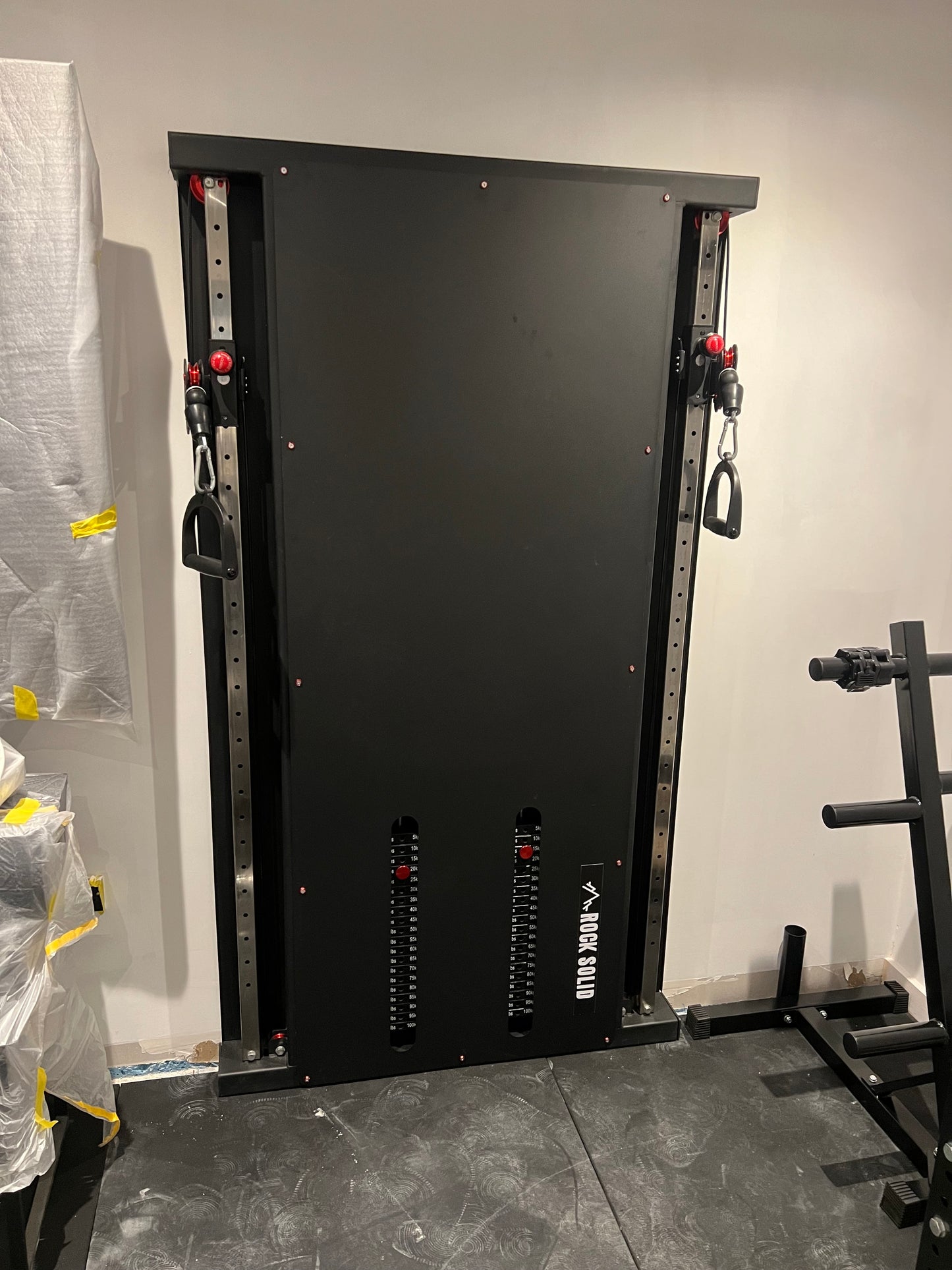 SLIMLINE DUAL CABLE PULLEY MACHINE 2 x 100KG STACKS