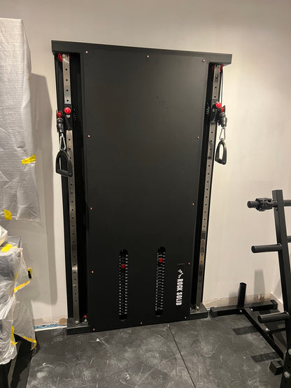 SLIMLINE DUAL CABLE PULLEY MACHINE 2 x 100KG STACKS