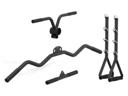Rock Solid Fitness Equipment Weight Lifting Machines & Racks 6 IN 1 POWER RACK WITH SMITH AND CABLE MACHINE