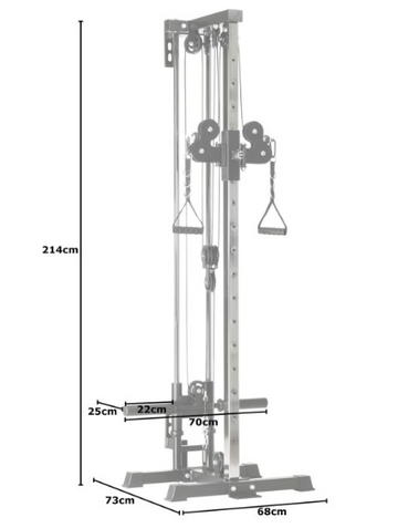 WALL OR RACK MOUNTED CABLE PULLEY MACHINE