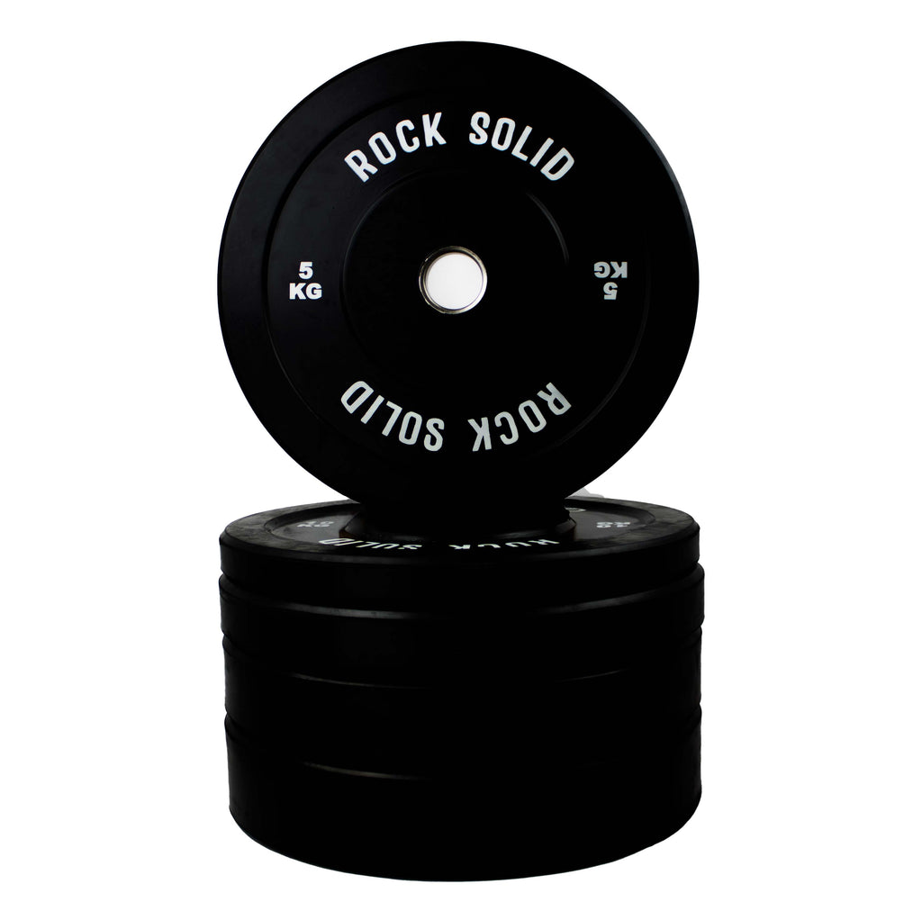 Rock Solid Free Weights OLYMPIC BUMPER PLATES