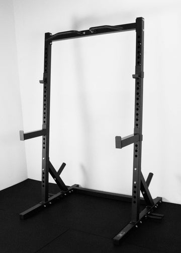 Rock Solid Weight Lifting Machines & Racks ROCK SOLID SEMI COMMERCIAL HALF RACK 1.0