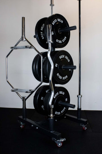 Rock Solid Free Weight Storage Racks COMMERCIAL BARBELL AND PLATE STORAGE