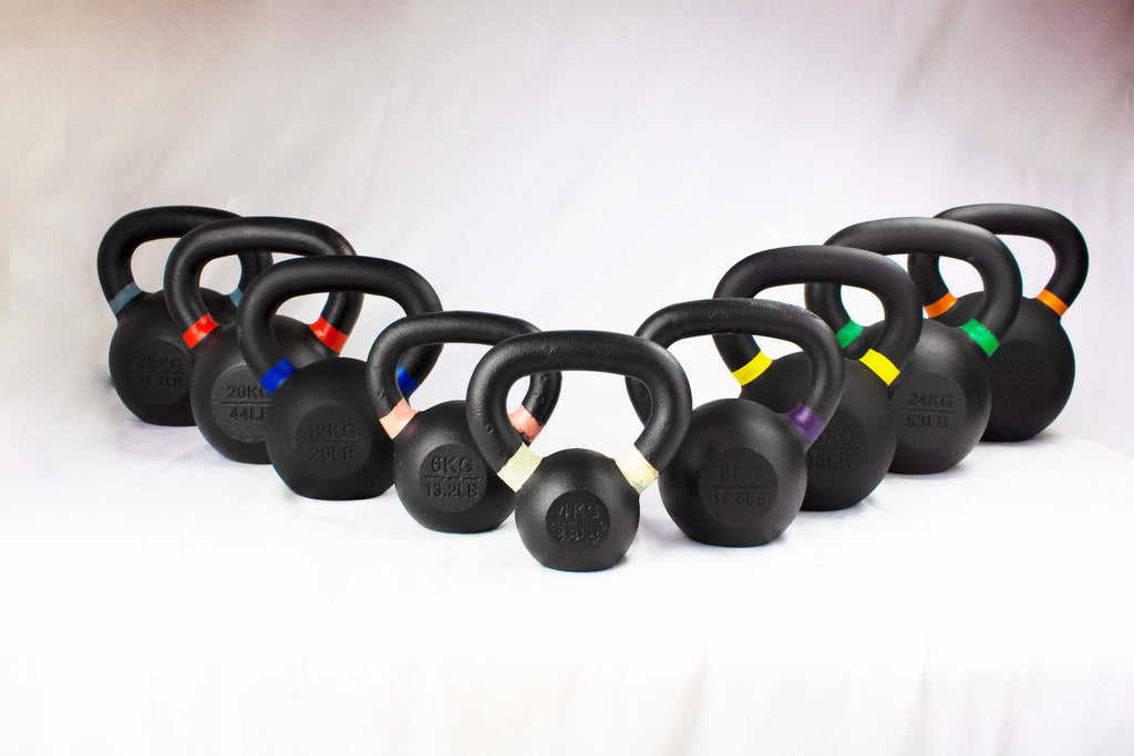 Rock Solid Free Weights CAST IRON KETTLE BELL