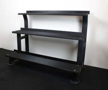 Rock Solid Free Weight Storage Racks 3 TIER HEAVY DUTY STORAGE RACK