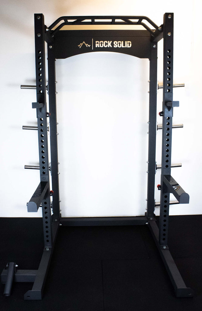 Rock Solid Weight Lifting Machines & Racks ROCK SOLID COMMERCIAL 'UNIT' HALF RACK