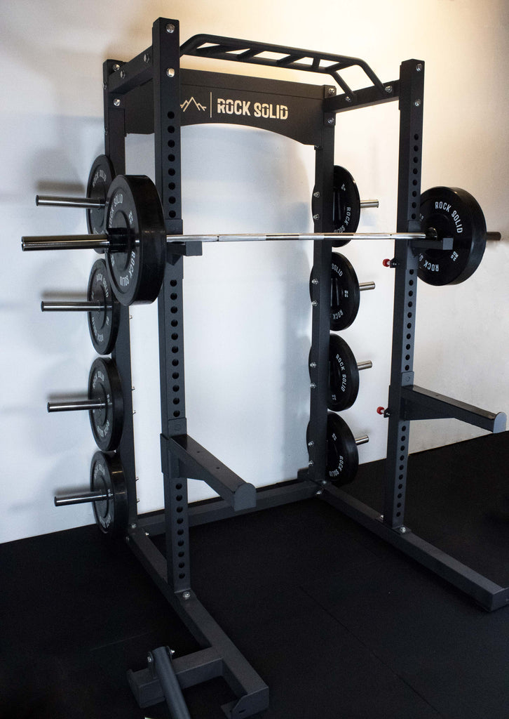 Rock Solid Fitness Equipment Weight Lifting Machines & Racks ROCK SOLID COMMERCIAL 'UNIT' HALF RACK PACKAGE