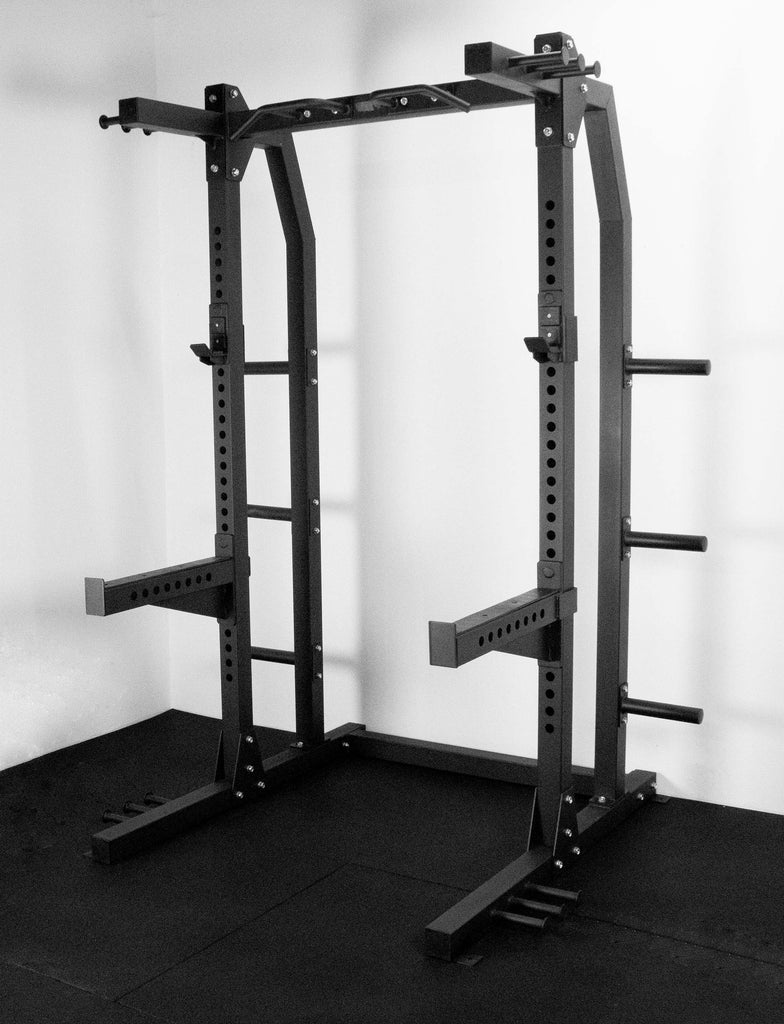 Rock Solid Weight Lifting Machines & Racks ROCK SOLID COMMERCIAL HALF RACK 2.0